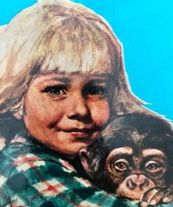 Lotte og aben Chimp