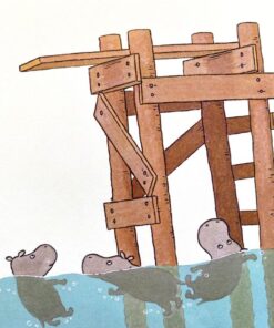 De små flodheste på eventyr