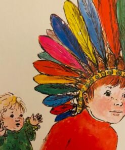 Kim og indianer-hatten