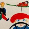 Bugivugi og hans fire sønner - Fredrik med bilen - Aben Osvald