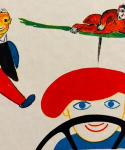 Bugivugi og hans fire sønner - Fredrik med bilen - Aben Osvald