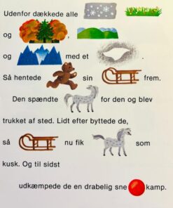 Alternative view of Pony, bjørn og snestormen