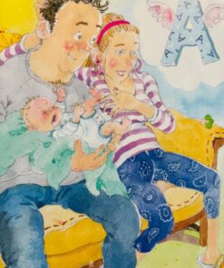 Familien von Hansen får en baby