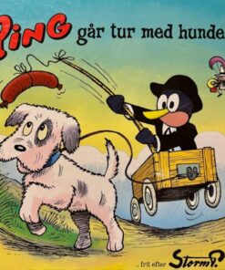 Ping går tur med hunden