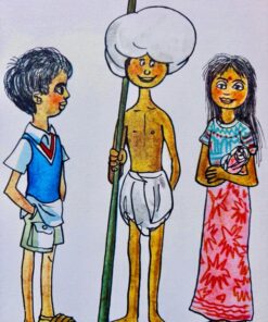 Koran Fatima og Raghu. Tre børn fra Indien